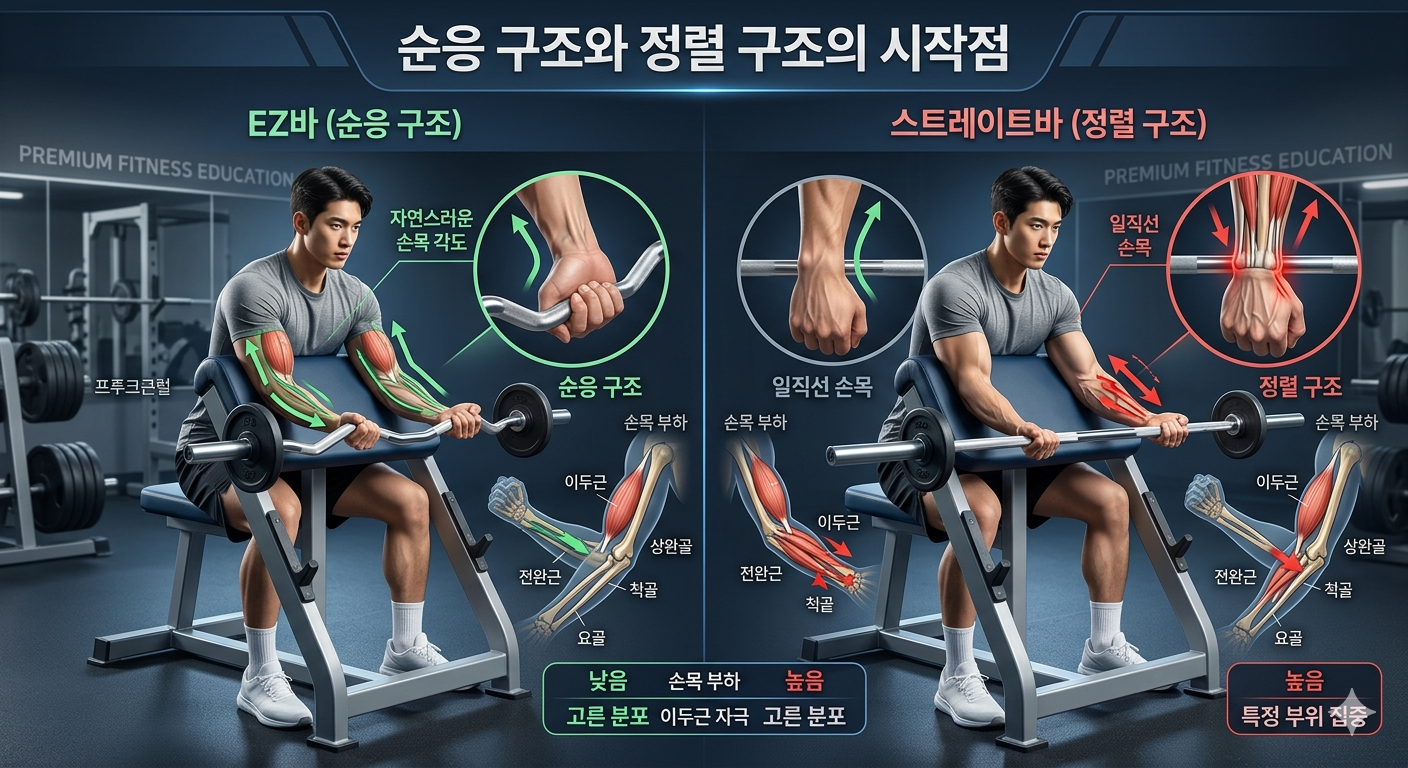 순응 구조와 정렬 구조의 시작점