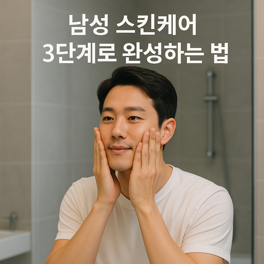 남성 스킨케어 3단계로 완성하는 법