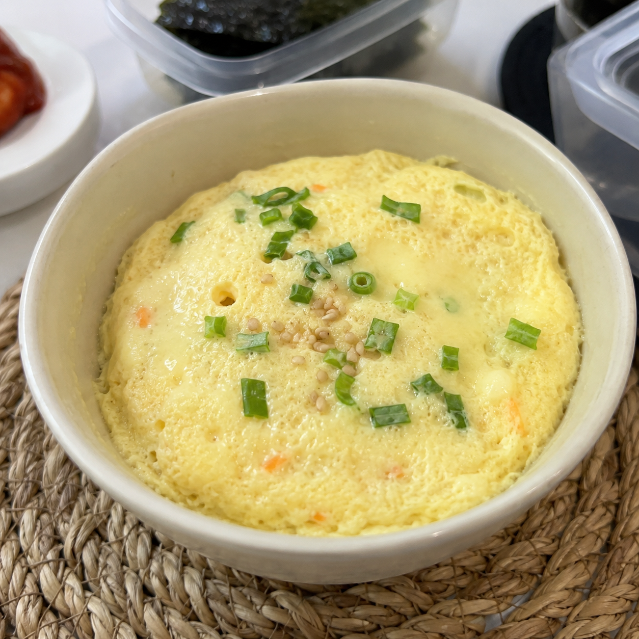 전자레인지로 만드는 초간단 계란찜 레시피