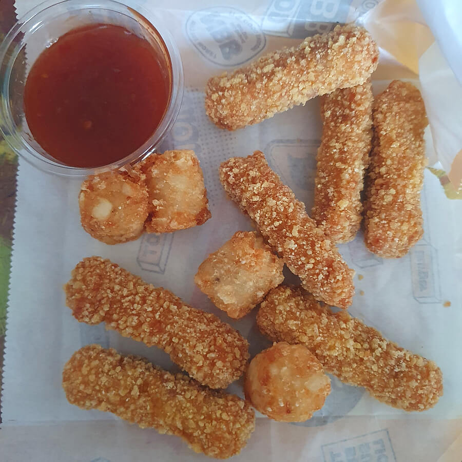 노브랜드 버거 추천 사이드 메뉴 크리스피 상하이 포크