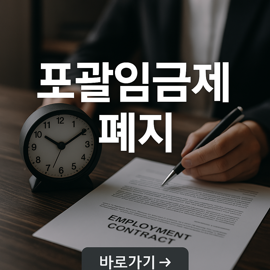 포괄임금제 폐지 이유와 실무 대처법 총정리