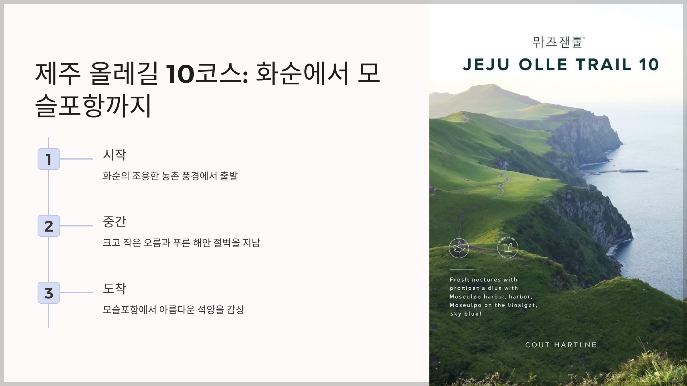 제주도 올레길 베스트 5