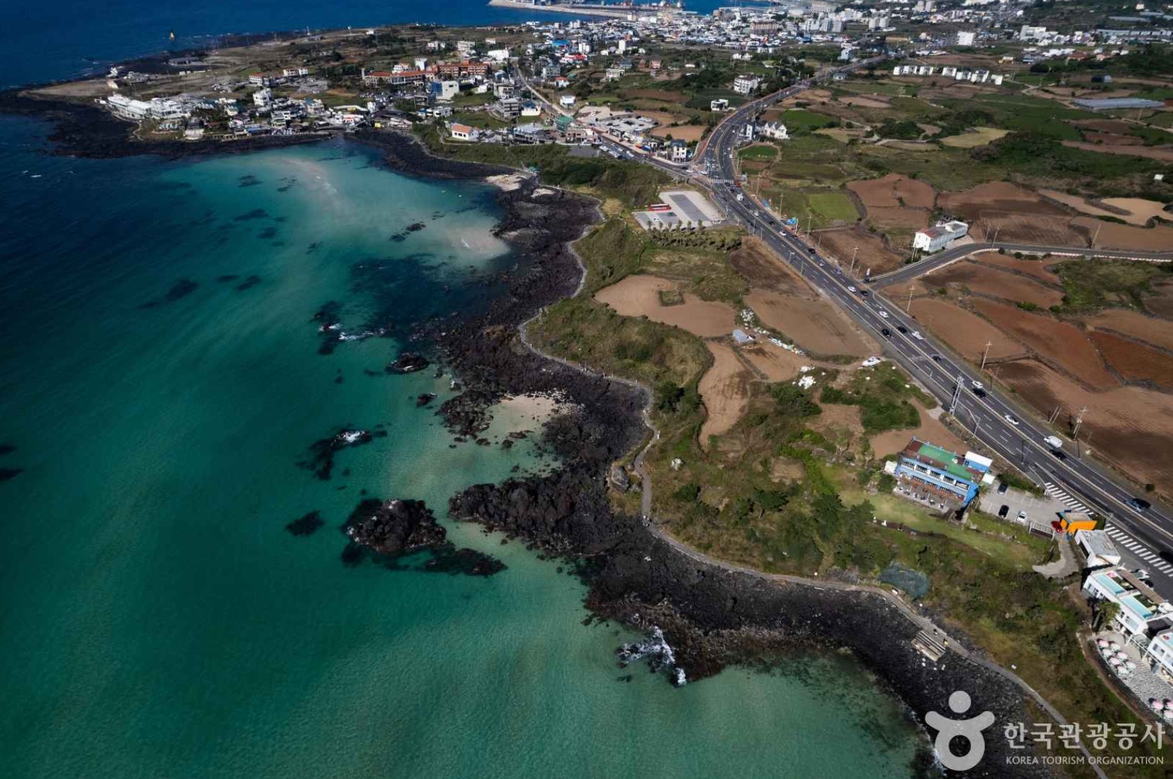 애월-해안도로-항공샷