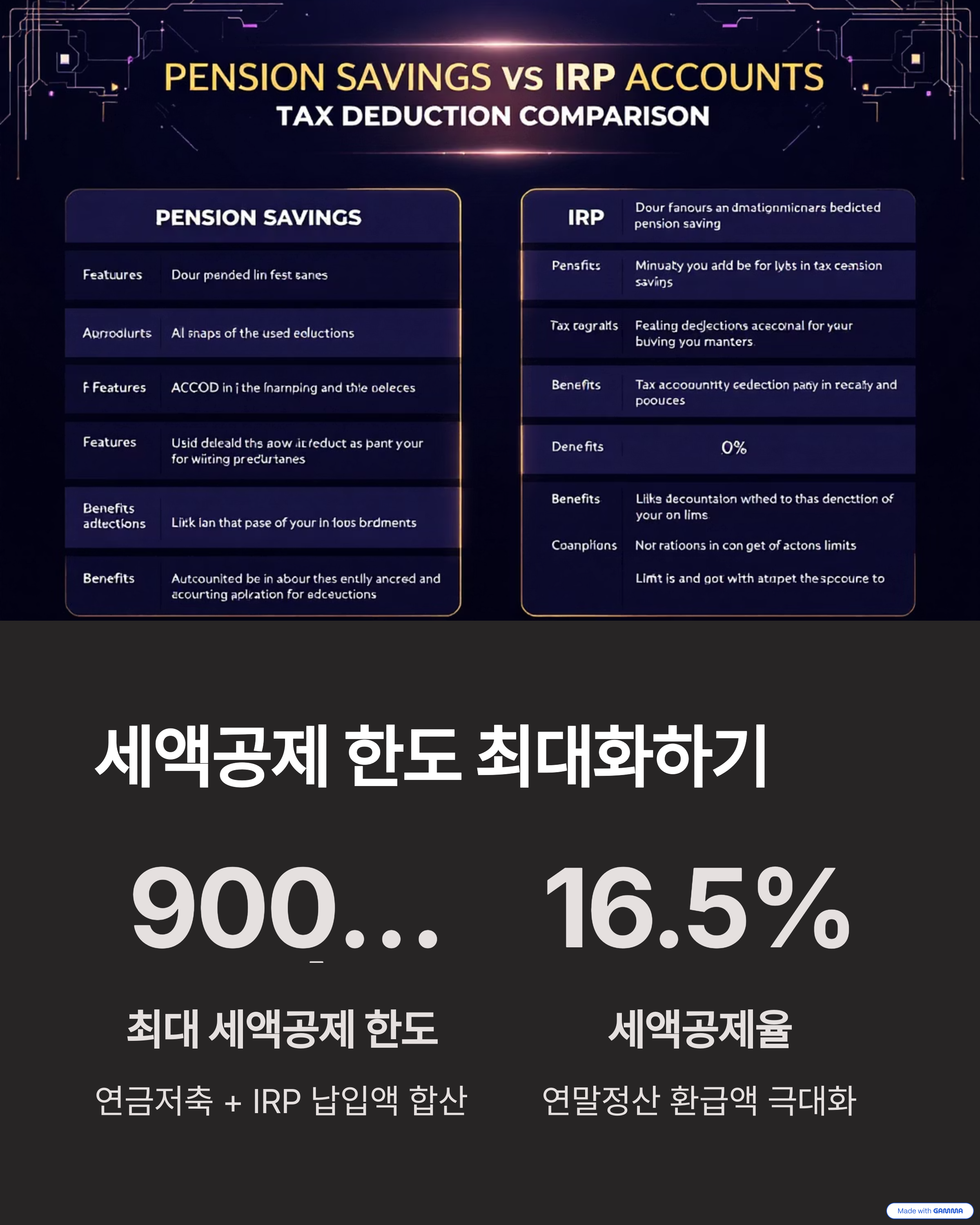 세액공제 한도 최대화하기