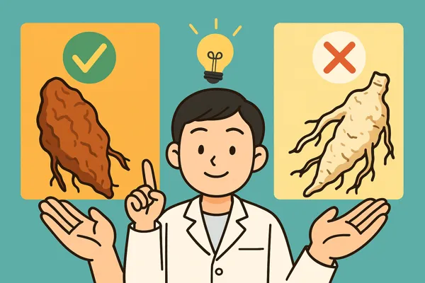 적하수오 백하수오 차이와 효능 비교3