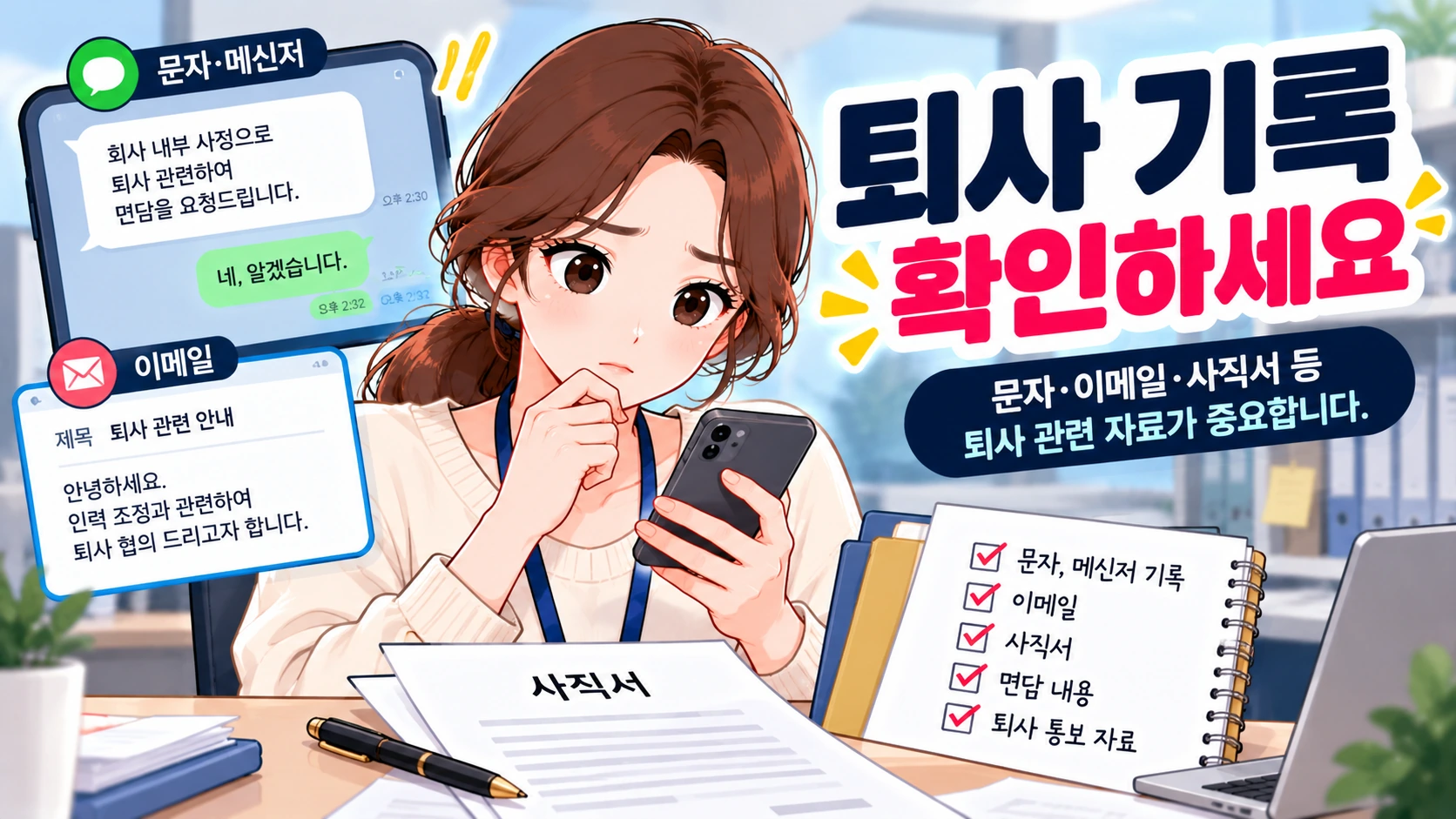 실업급여-퇴사기록-확인