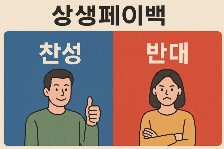 상생페이백 여론조사 관련 사진
