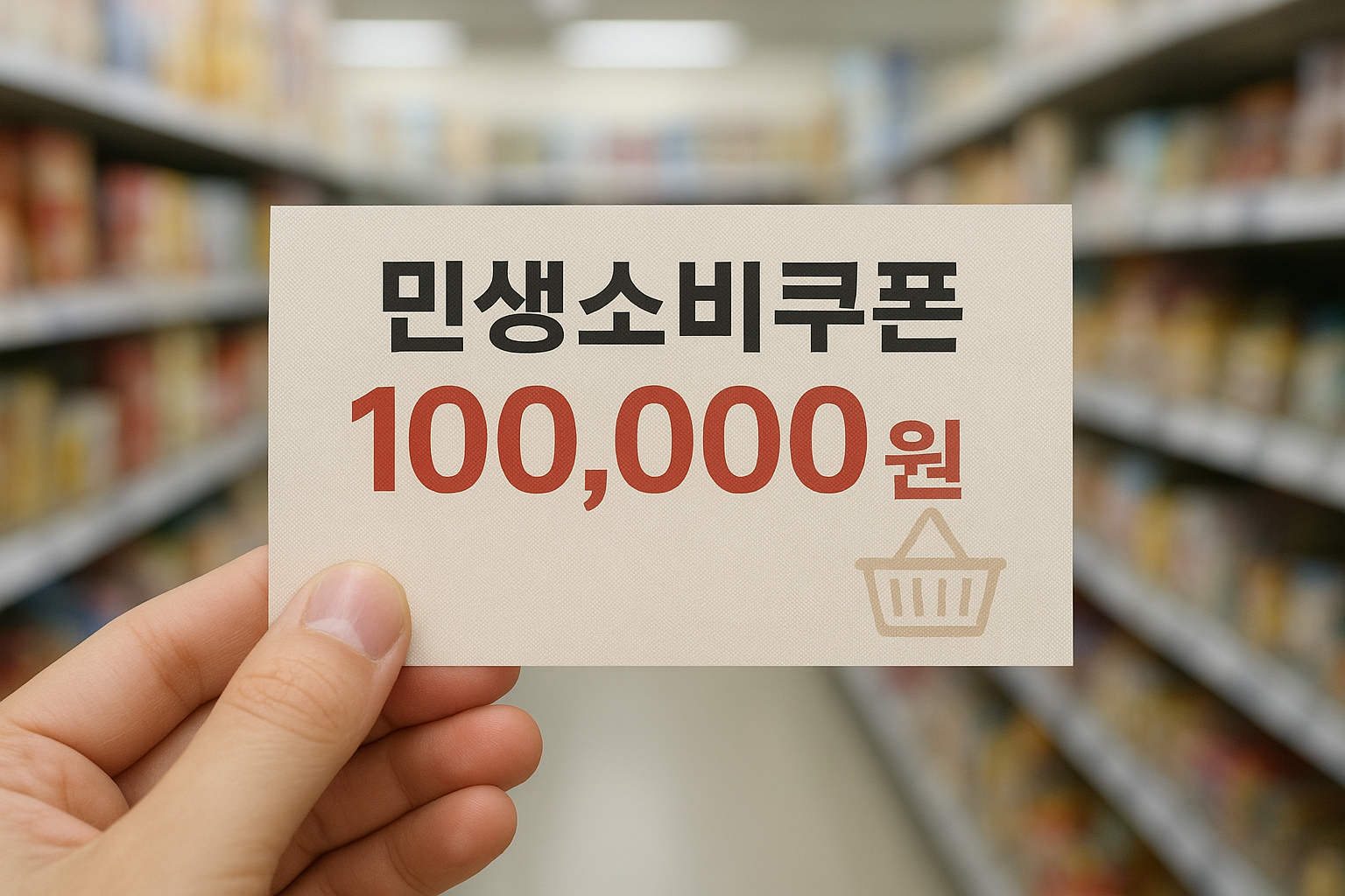 민생소비쿠폰관련사진