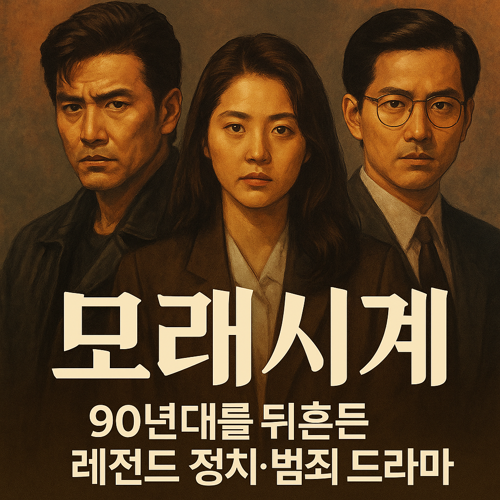 드라마 <모래시계> 90년대를 뒤흔든 레전드 정치&middot;범죄 드라마