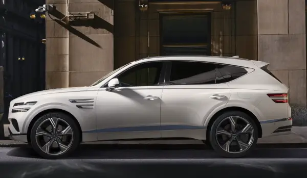 제네시스 gv80 측면 디자인