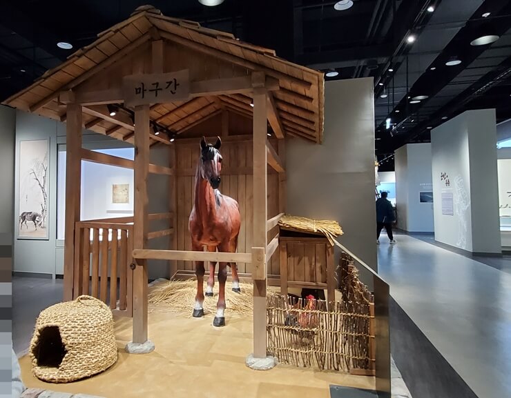 국립농업박물관 옛날 마구간모습