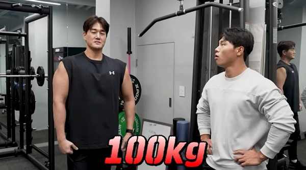 유지태 100kg 모습