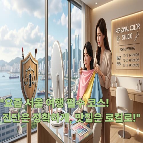 외국인 친구와 가기 좋은 K-뷰티 코스: 퍼스널 컬러 & 성수동 투어