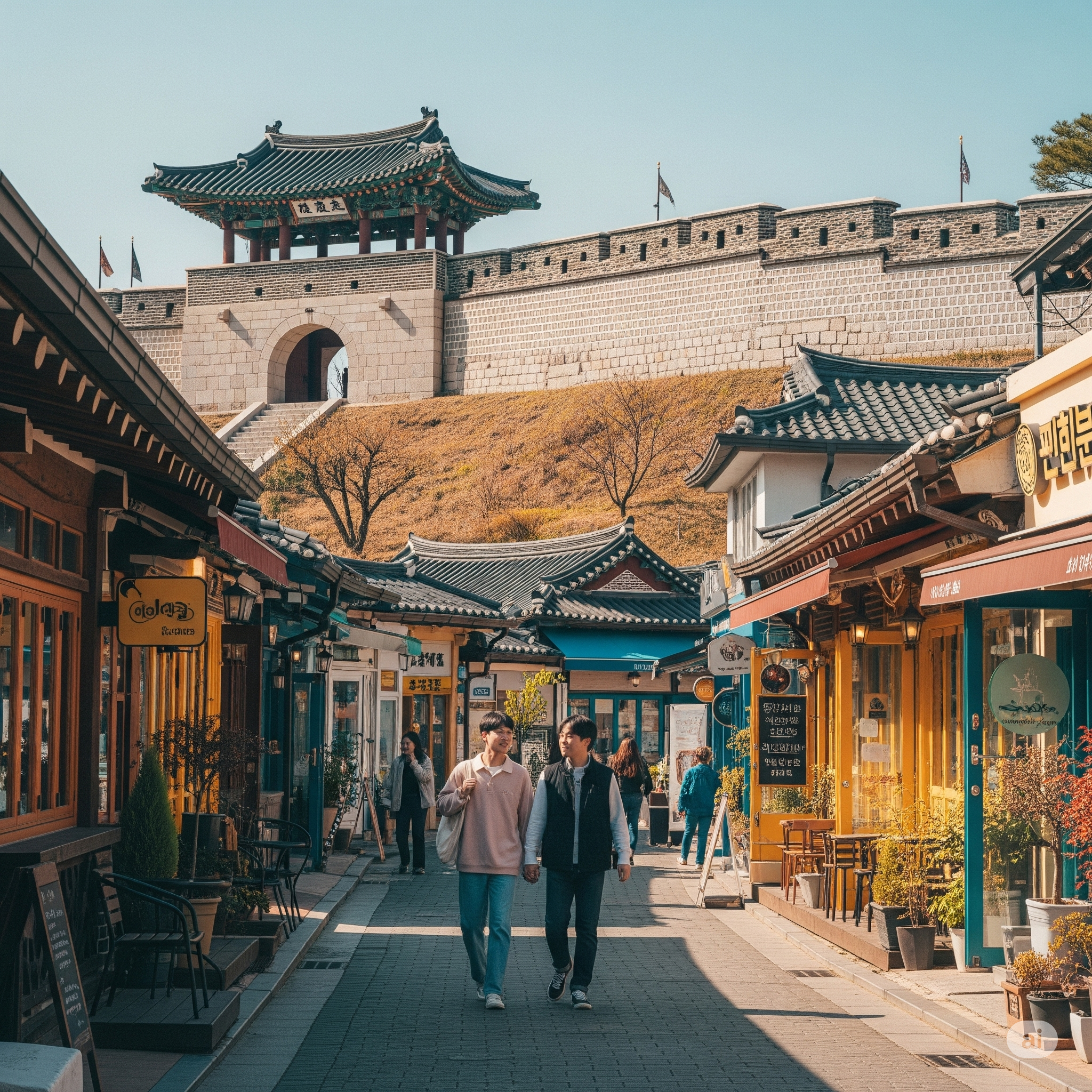시간 여행자의 수원 산책: 화성 &amp; 행궁동, 고즈넉한 아름다움 속으로!