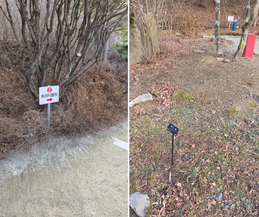 스탬프 투어의 마무리 : 국립한국자생식물원