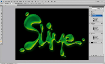 포토샵 텍스트 이펙트 효과4