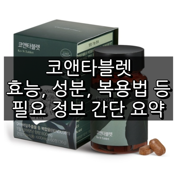 코앤타블렛(Ko-N Tablet) 대표 이미지