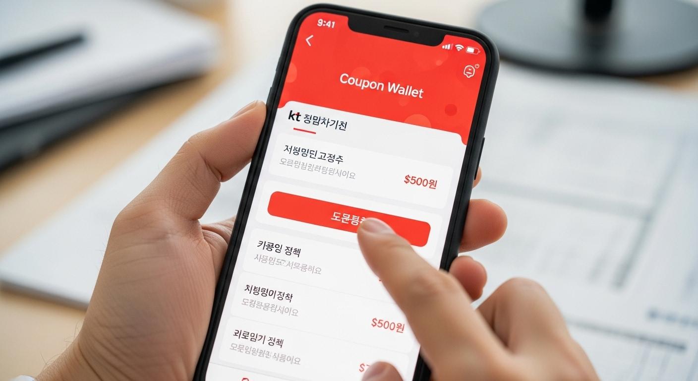 kt 휴대폰 쿠폰 지갑 해지