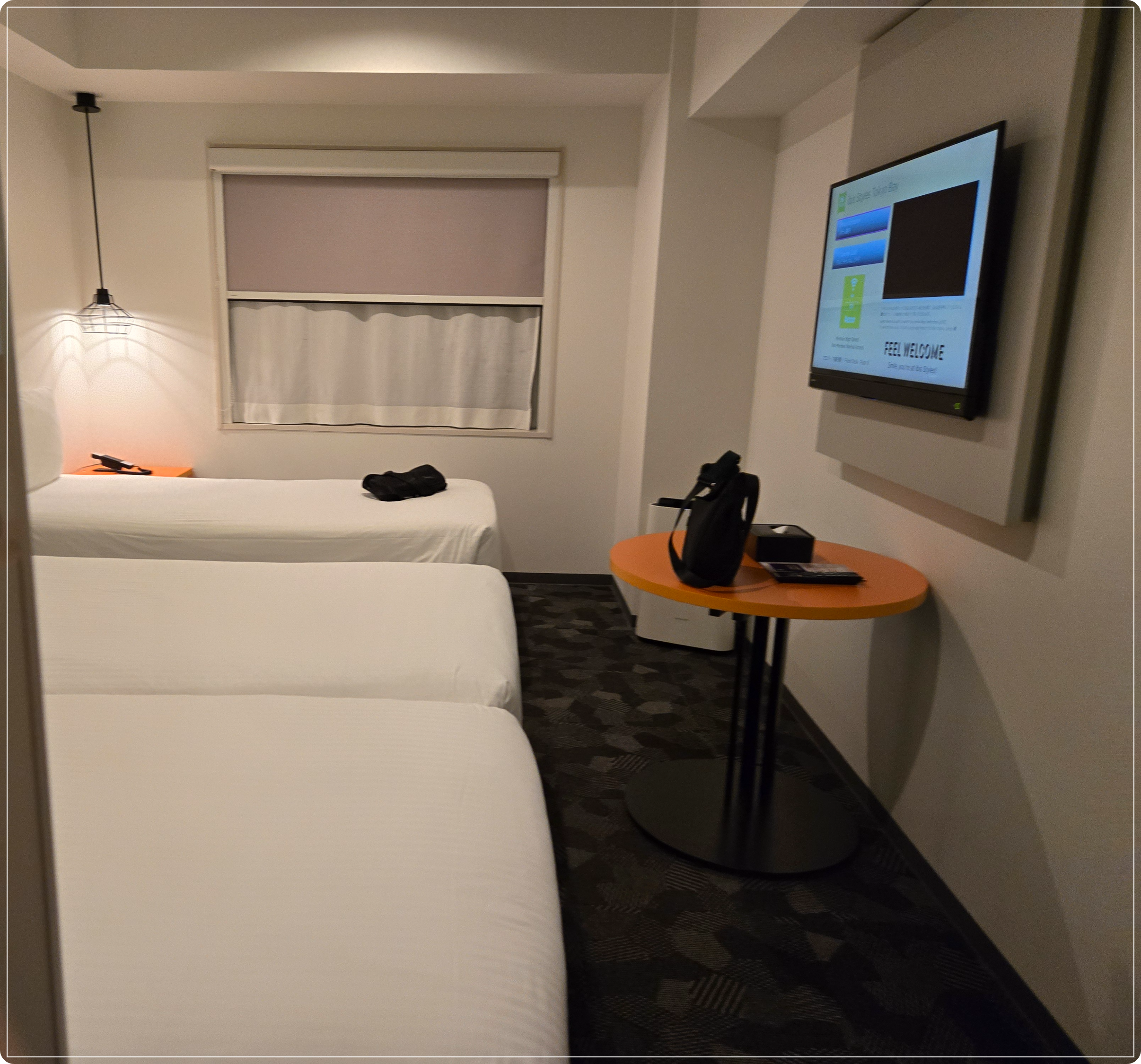 도쿄 이비스 스타일 도쿄베이 숙소 내부