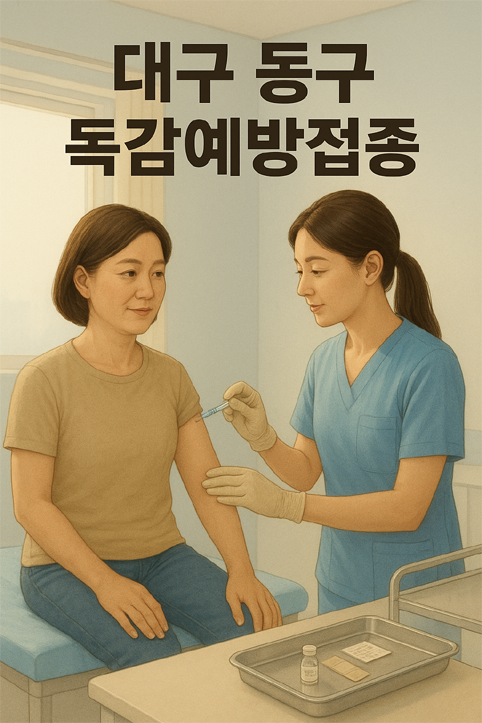 대구 동구 독감예방접종 이미지
