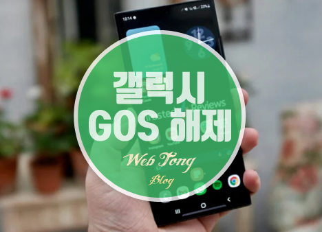 갤럭시 GOS 해제
