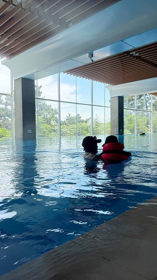 여수라테라스리조트-워터파크후기-실내수영장