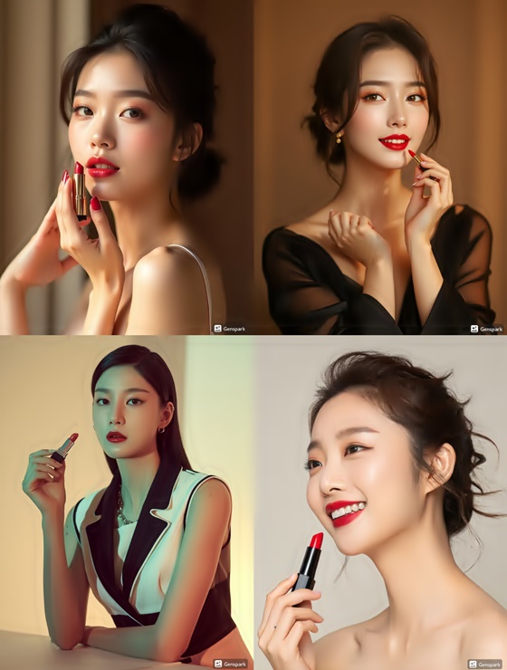 FLUX.1(DEV), FLUX1.1(pro) Ultra, Ideogram 2.0 Recraft V3(시계방향) 이미지 생성 결과