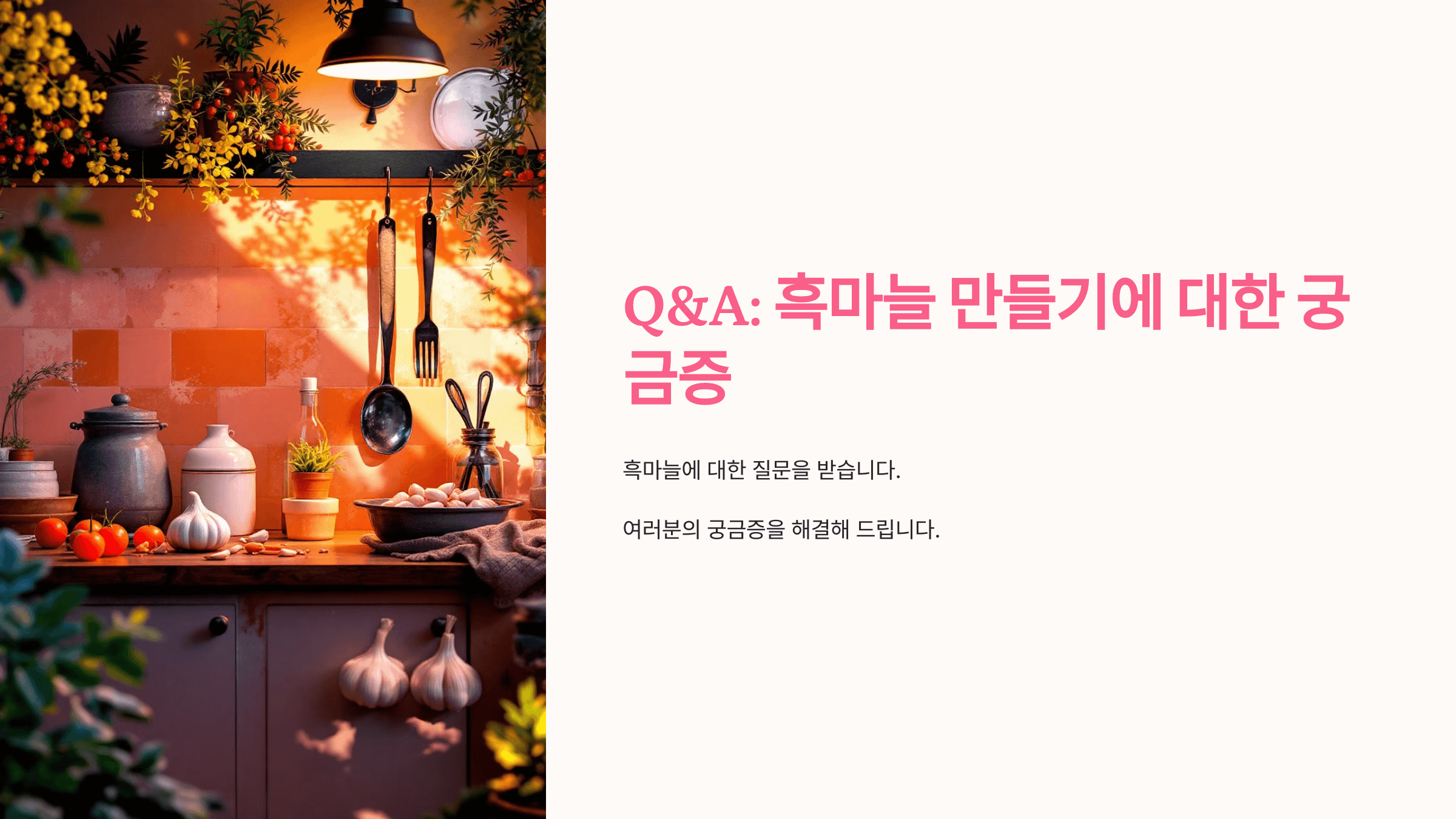 흑마늘과 관련된 사진입니다.