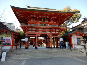 고베 여행 추천 이쿠다신사