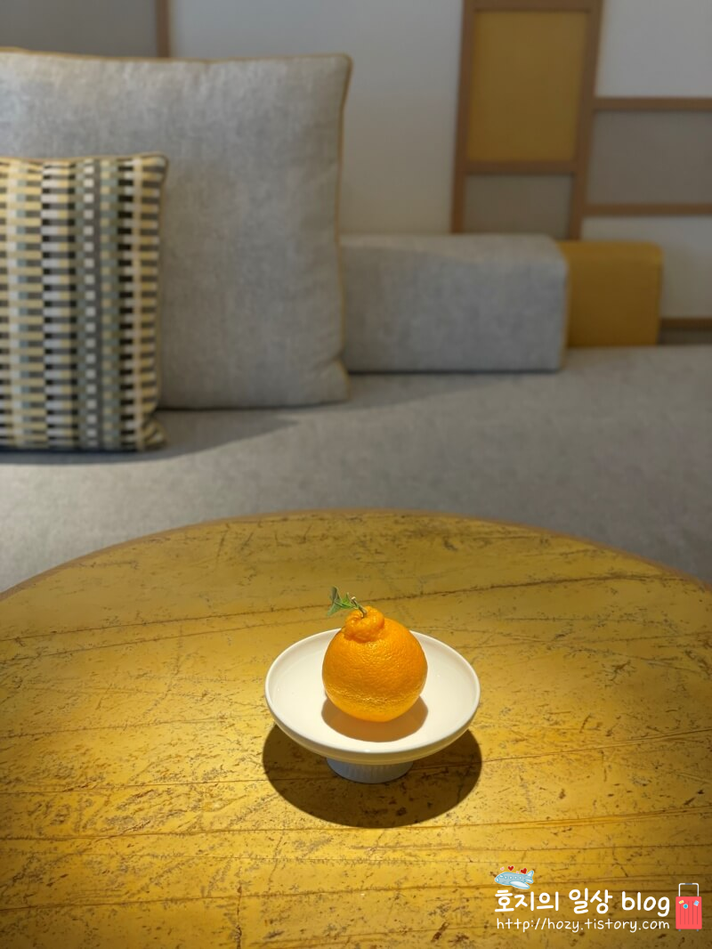 제주 JW메리어트 디럭스룸 웰컴프룻