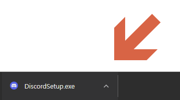 다운로드 받아진 디스코드 설치 파일