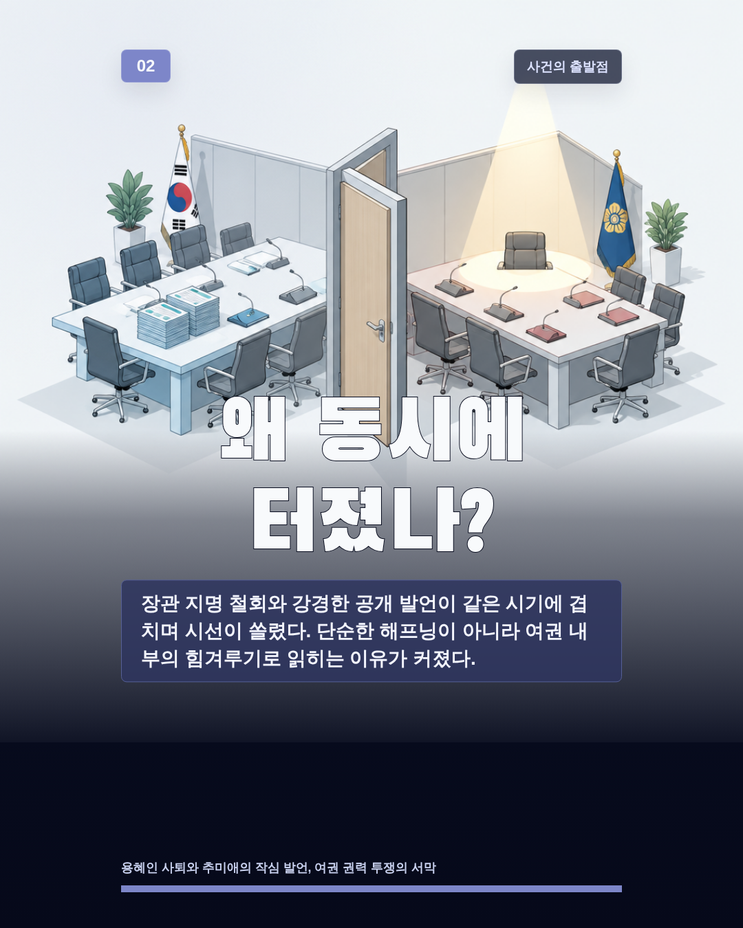 왜 동시에 터졌나?