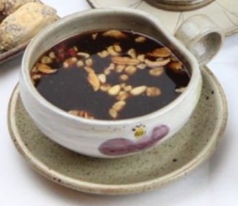 한국의 떡 종류 석탄병-한방차