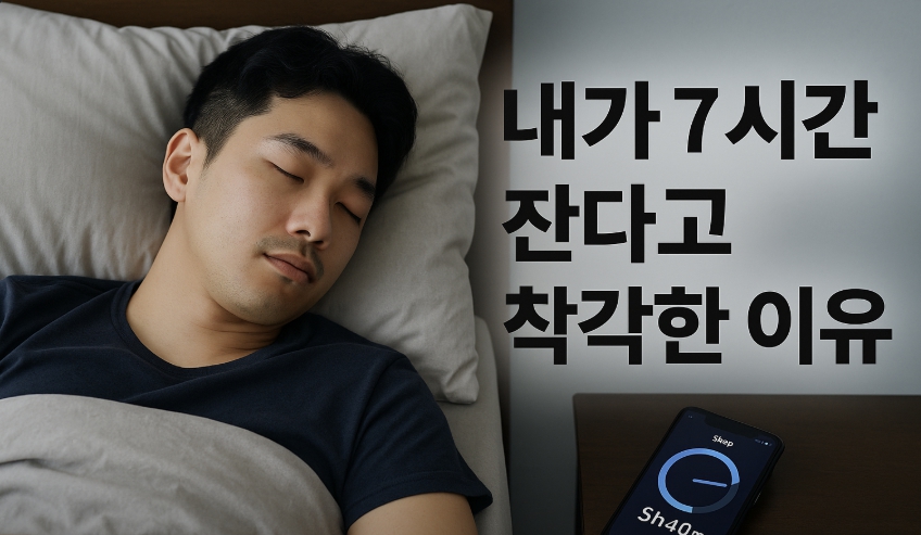 내가 7시간 잔다고 착각한 이유