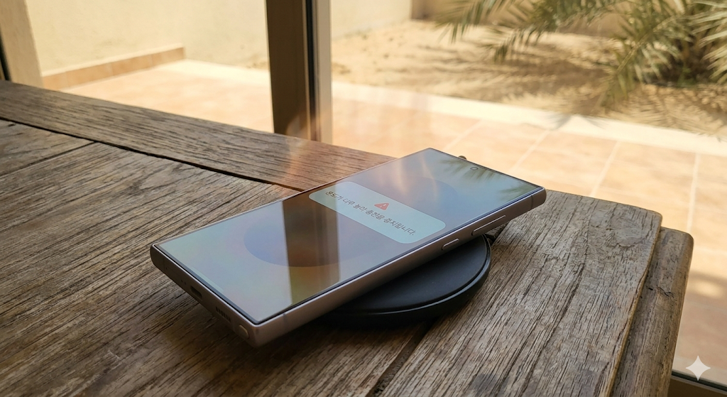 갤럭시 무선 충전 발열