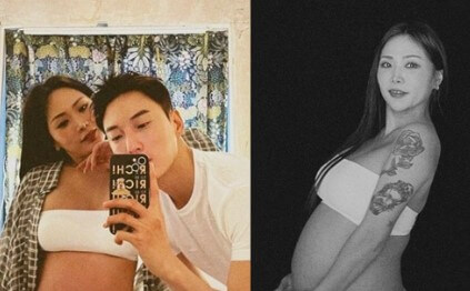 허니제이-만삭-사진