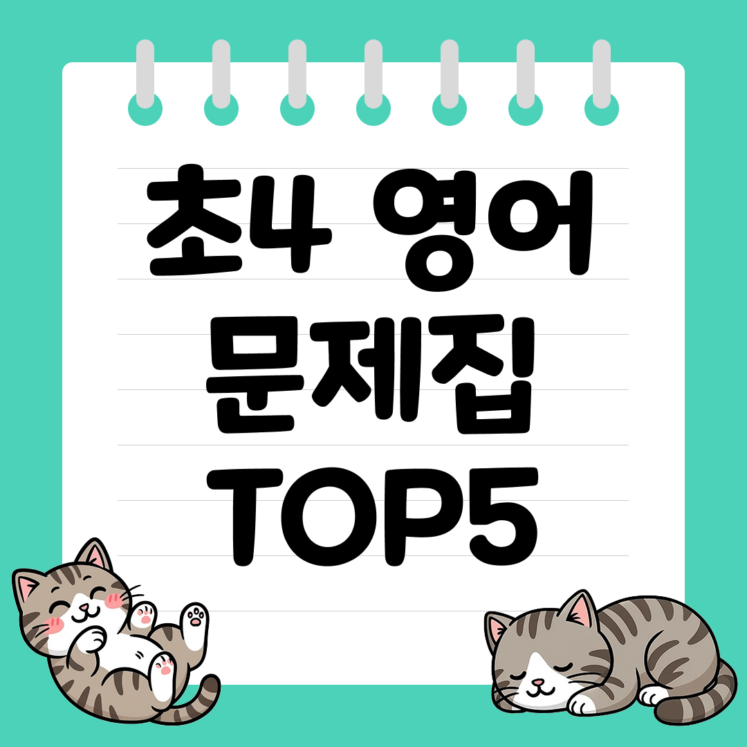 2026년 대비 초4 영어 문제집 추천 순위 TOP5