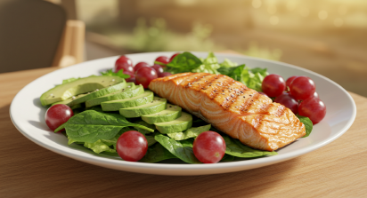 단백질 위주의 샐러드