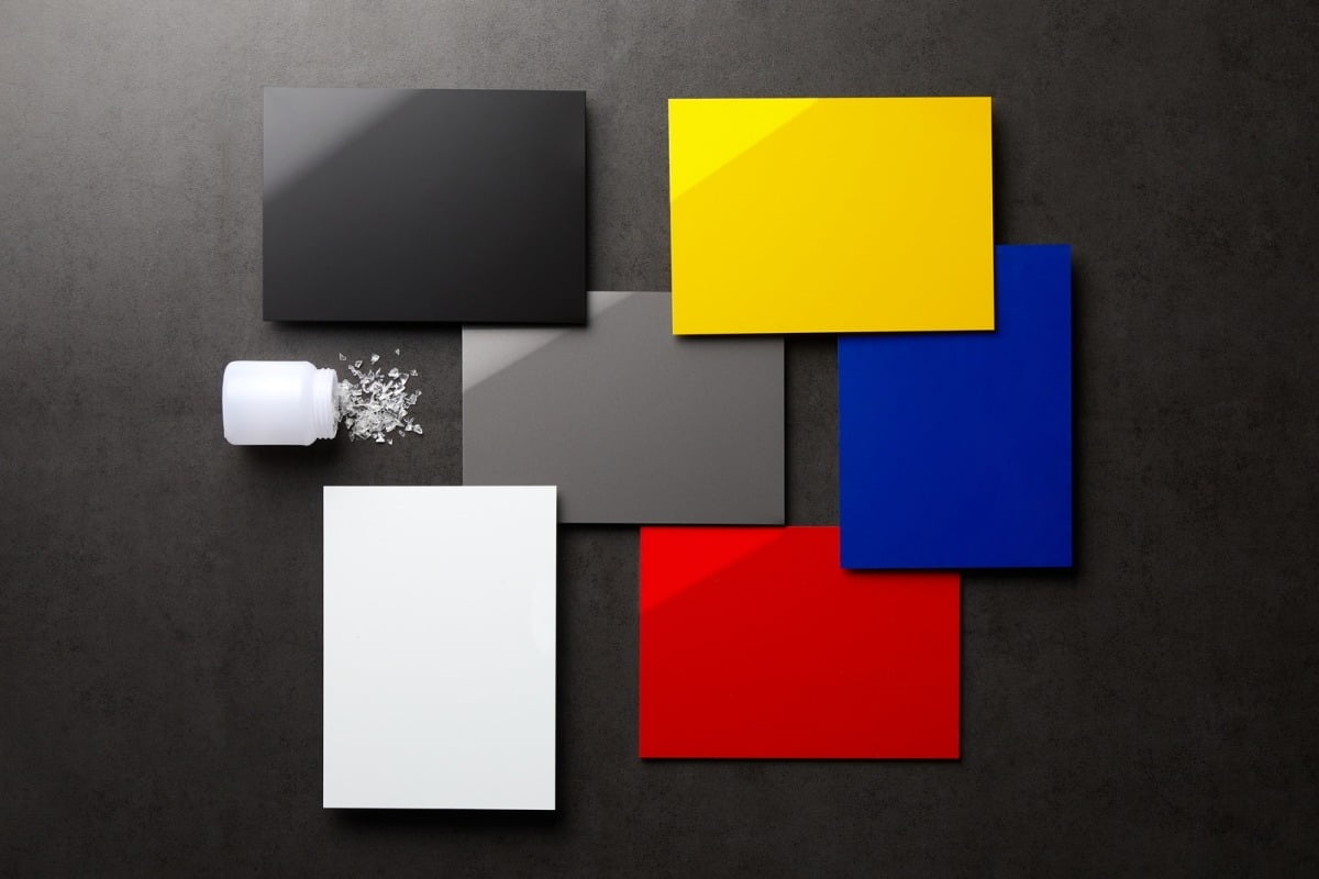 동국씨엠 리-본 그린 컬러강판 제품.