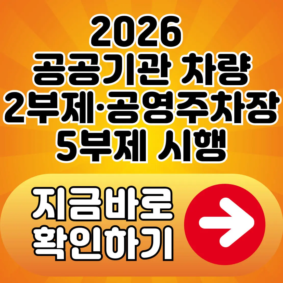 공공기관 차량 2부제&middot;공영주차장 5부제 시행