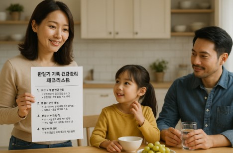 환절기 우리 가족 건강관리 체크리스트 사진