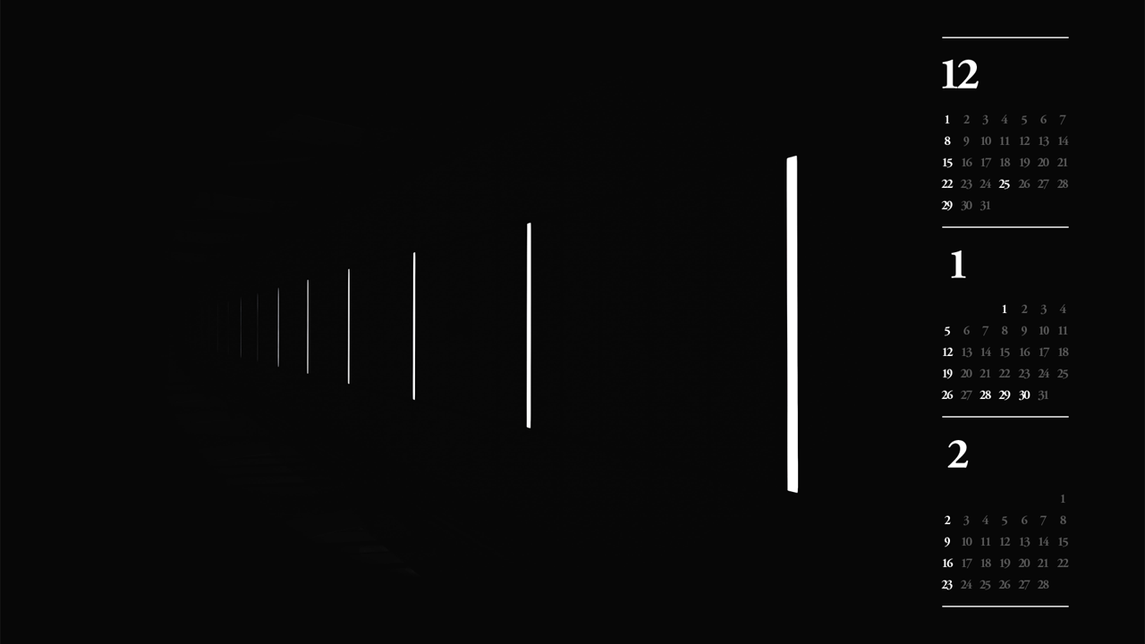 11 수직 조명 B - 2025년1월 노트북배경화면