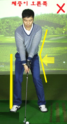 골프 어드레스 잘못된 자세