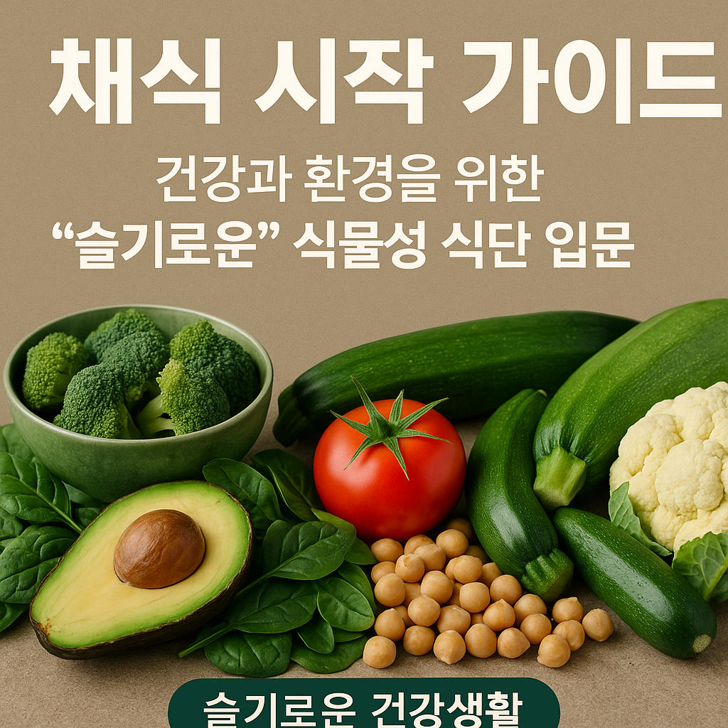 채식 시작 가이드: 건강과 환경을 위한 "슬기로운" 식물성 식단 입문