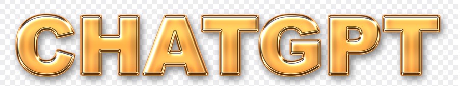 챗GPT라는 글자가 영문으로 돋움 처리 되어 쓰여져 있는 사진