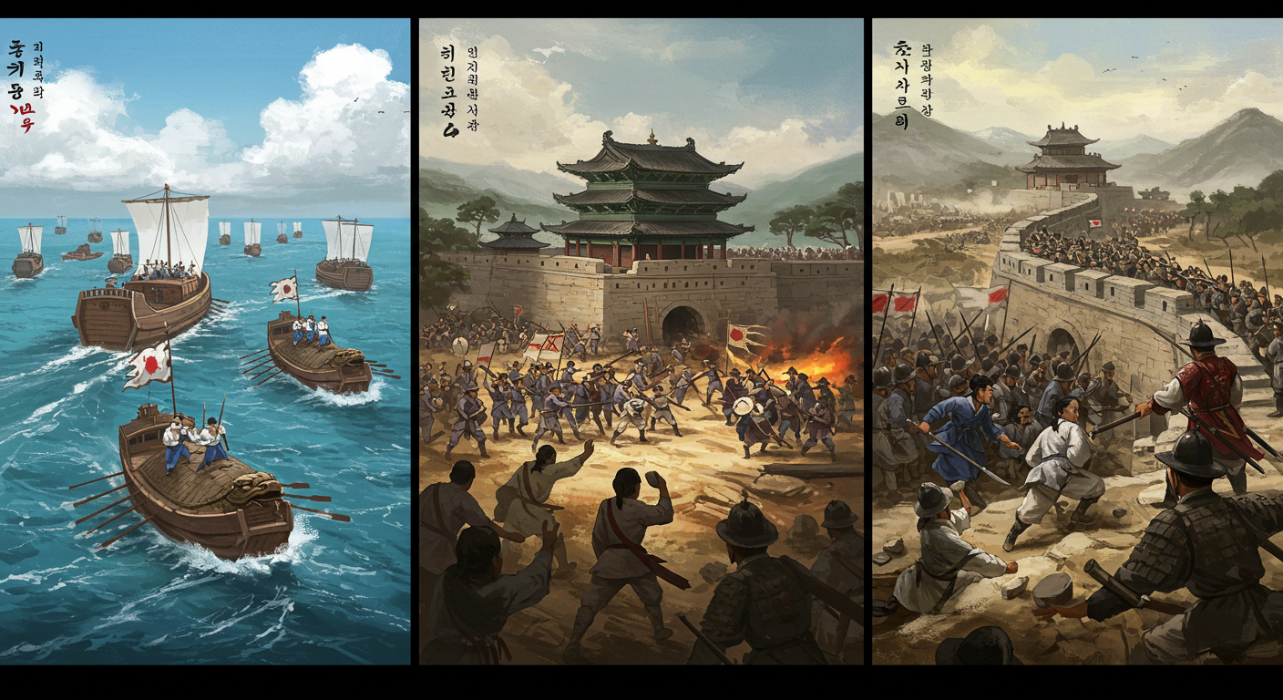 임진왜란 3대 대첩: 조선을 구한 필승 전략과 영웅들의 이야기