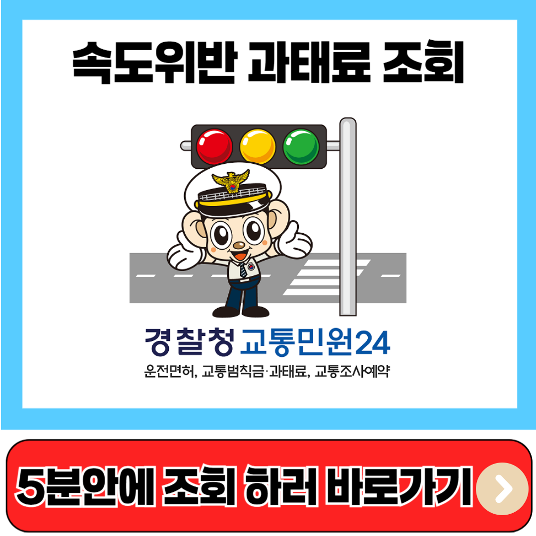 속도위반 과태료 조회