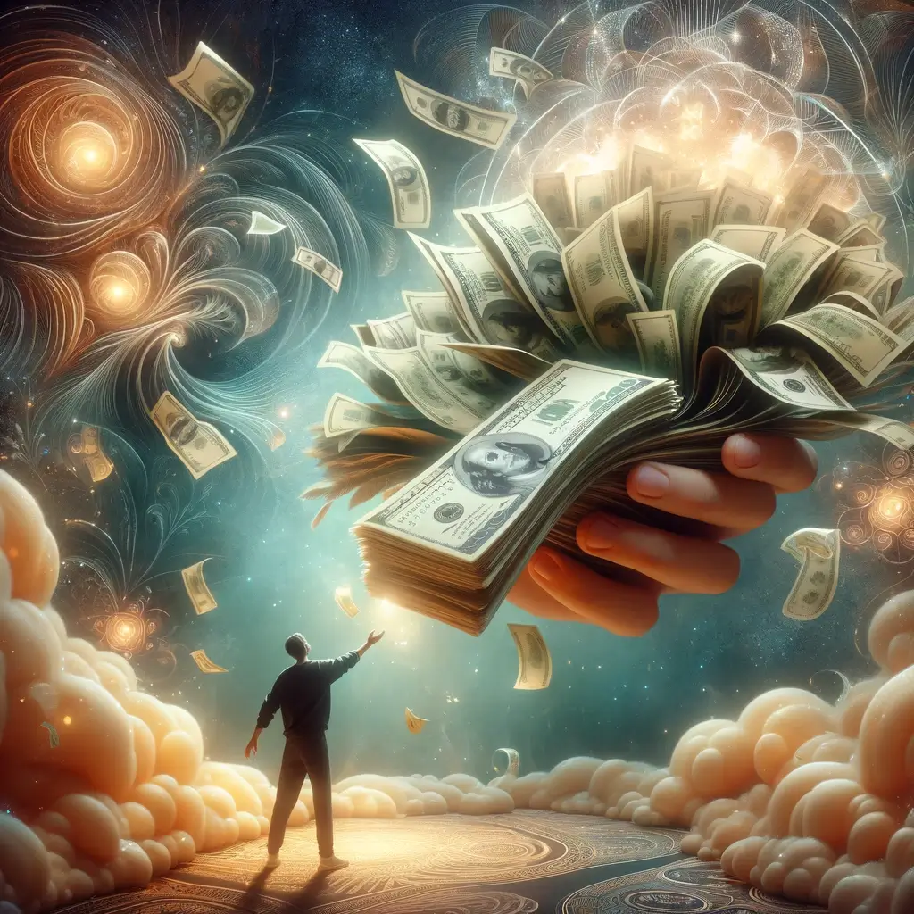 돈다발 받는 꿈 해몽