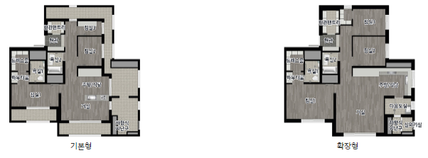 e편한세상 에코델타 센터포인트 - 84C 평면도