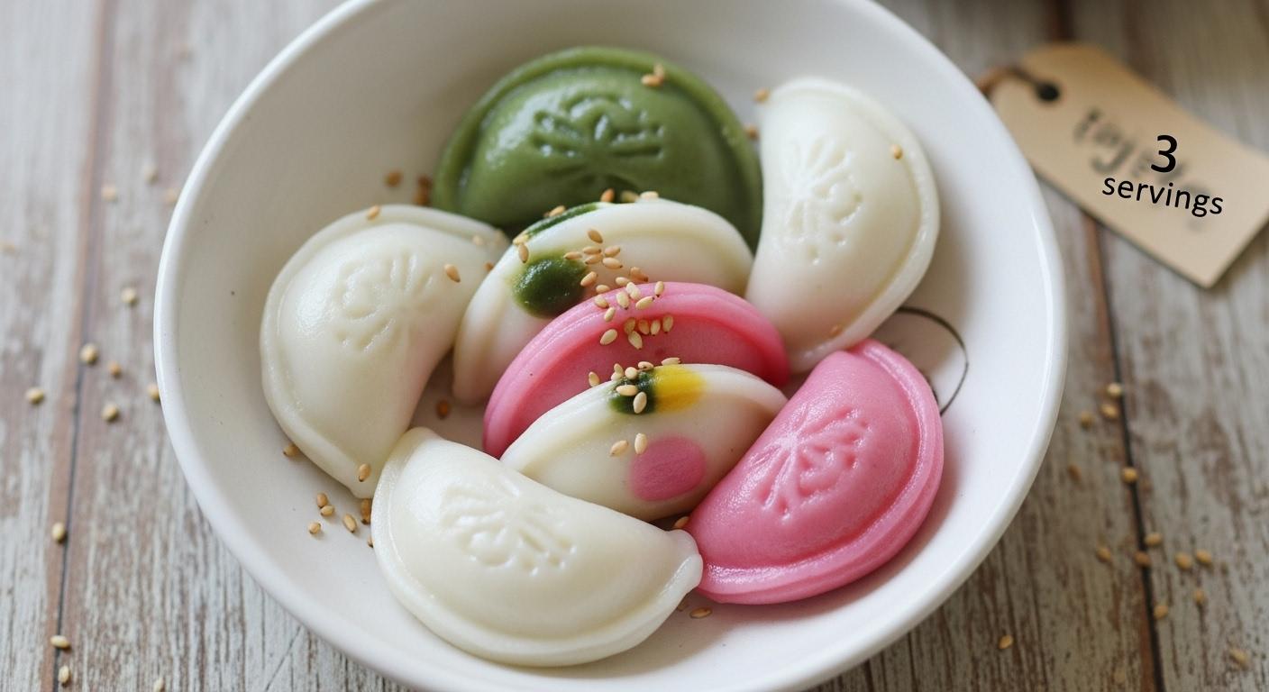 송편 칼로리 3개